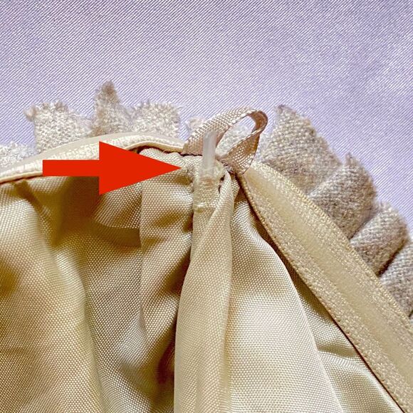 Banana Republic Dress 4P Gray Jewel Strapless Holiday Party Fit & Flare FLAW - Picture 6 of 9